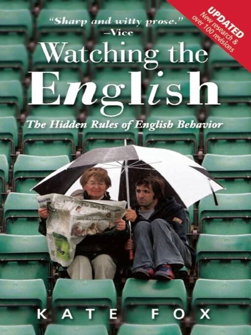 Title details for Watching the English by Kate Fox - Wait list